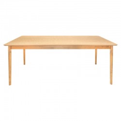 Mesa de comedor madeira rectangular 180